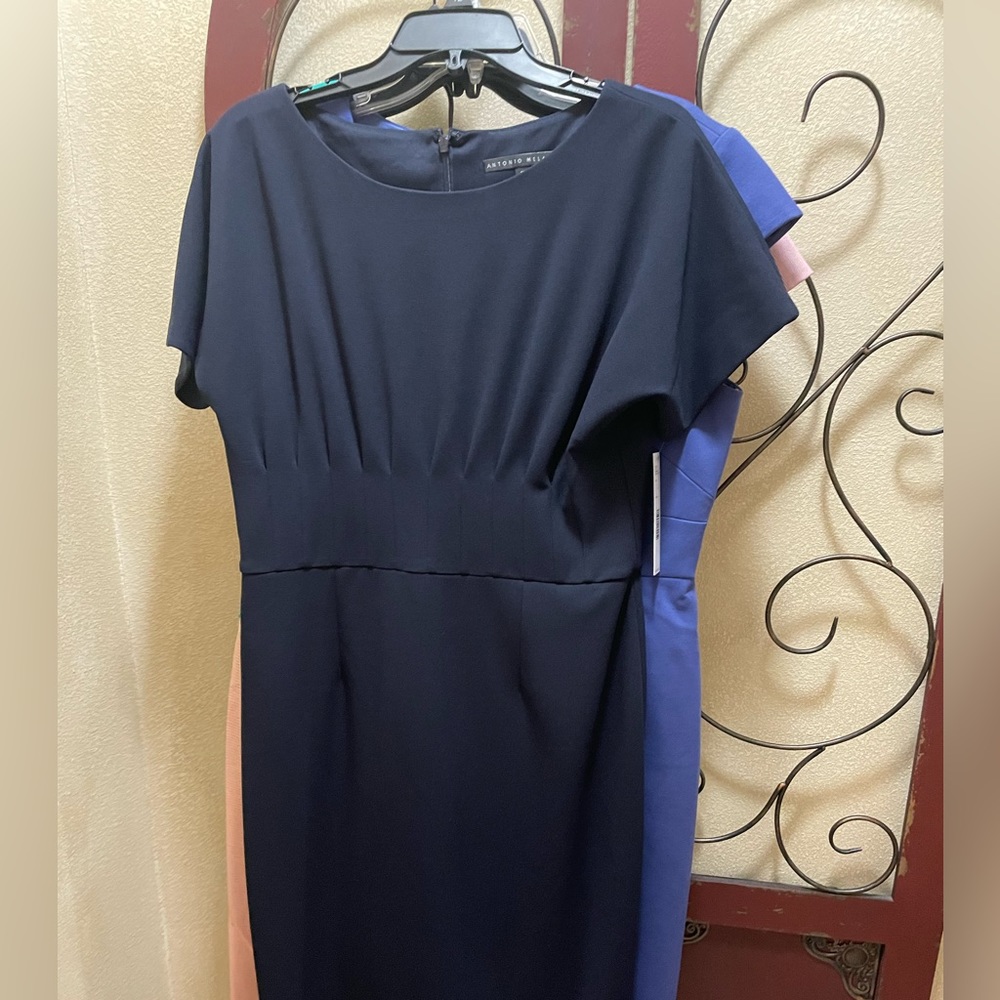 Navy, NWT size 10 Antonio Melani dress.